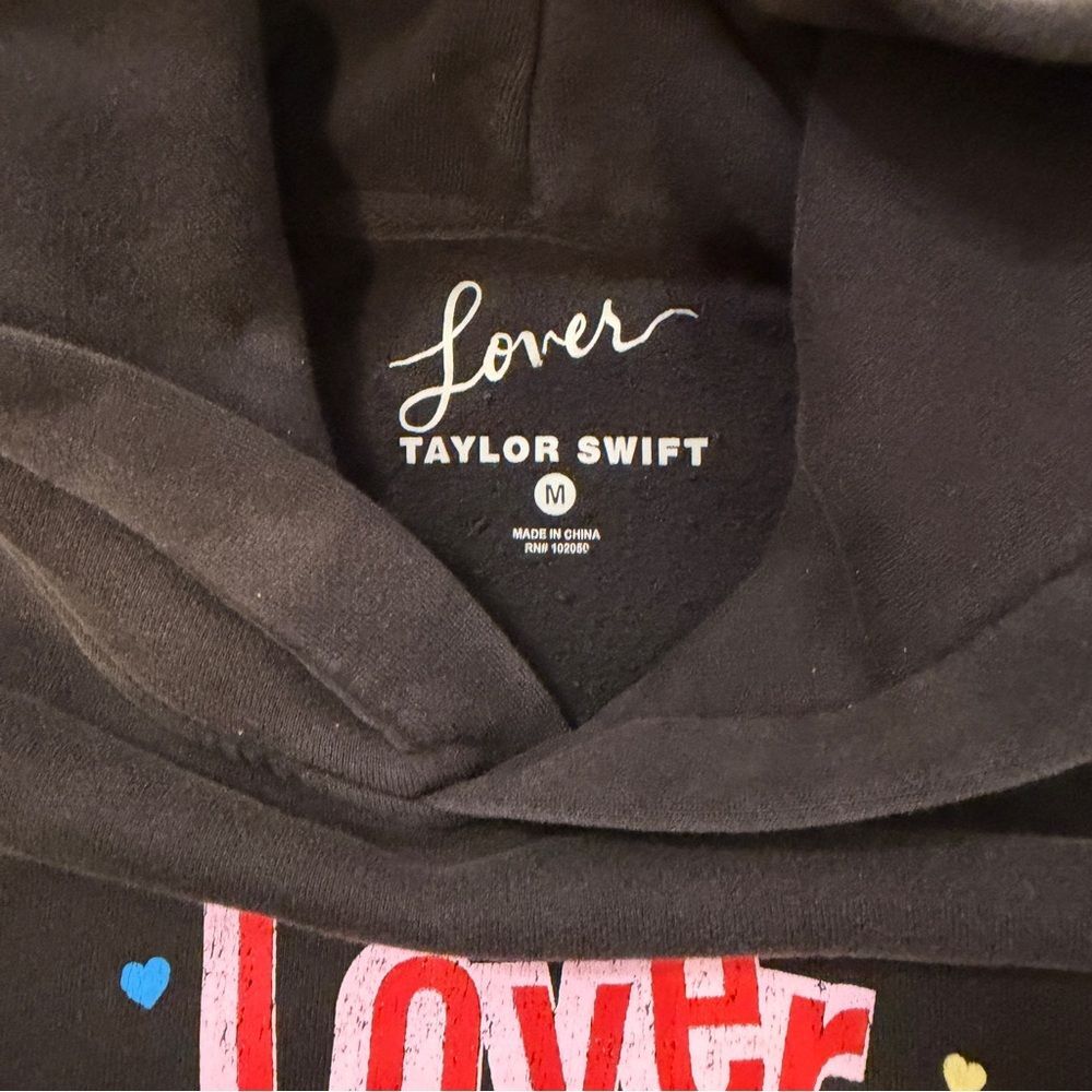 NWT Official Taylor Swift 'Live From Paris' Lover Concert Hoodie - Unisex Medium - Picture 6 of 10